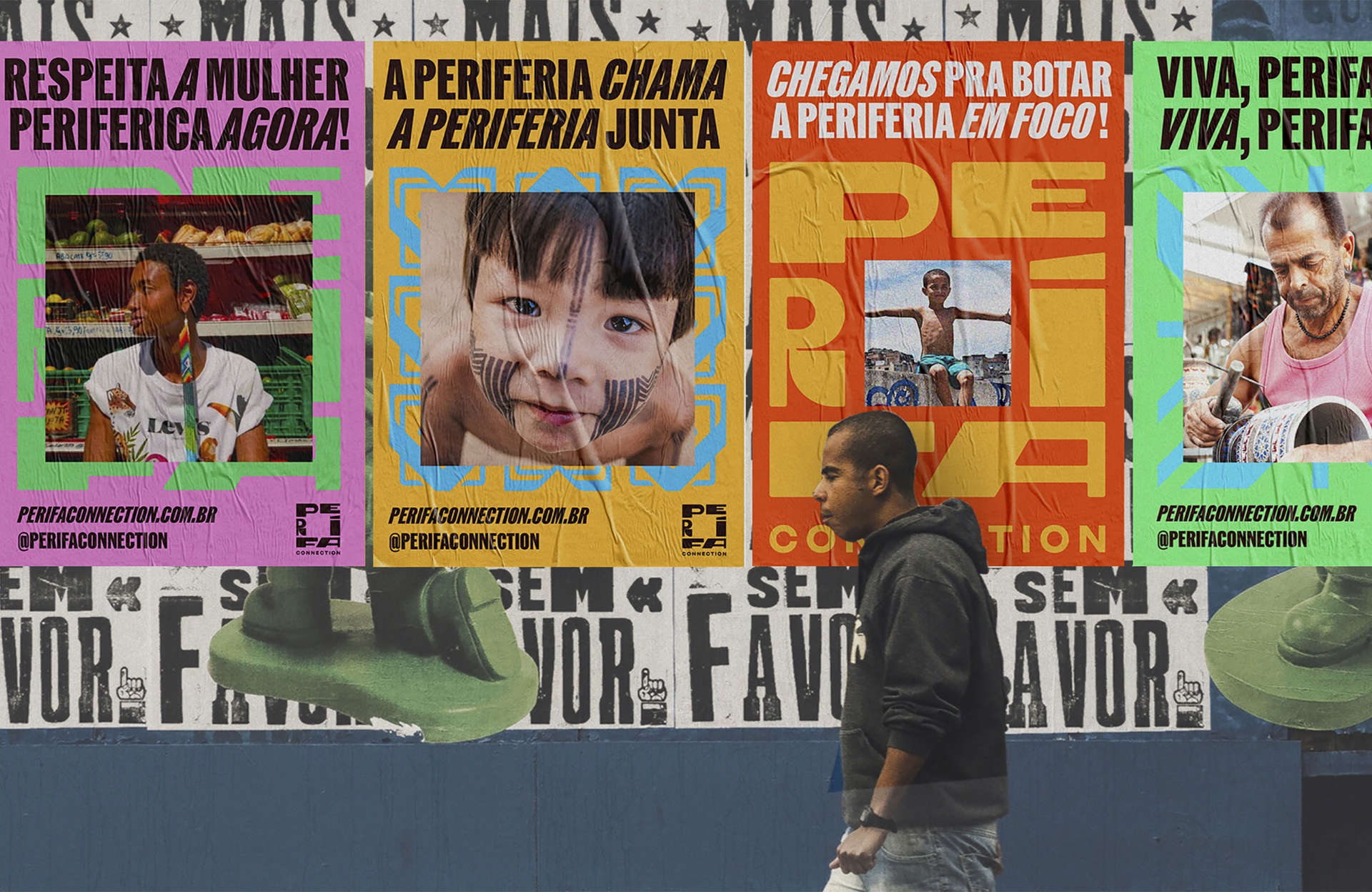 PerifaConnection — lambe-lambes na rua